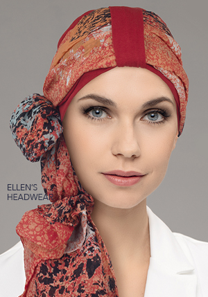 женский роскошный платок на голову